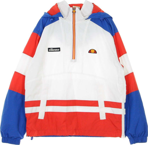 ELLESSE-Giacca-a-Vento-Infilabile-Uomo-Anorak-Optic-White-da-uomo
