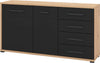 ELLIE---madia-due-ante-quattro-cassetti-moderna-cm-161,5-x-40-x-84-h-Antracite-Milani-Home