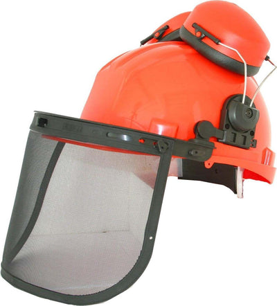 Elmetto protettivo con visiera e cuffie antirumore schermo per decespugliatore e motosega Fai da te/Sicurezza e protezione/Attrezzature per sicurezza sul lavoro/Protezione testa/Caschi rigidi La Zappa - Altamura, Commerciovirtuoso.it
