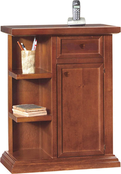ELOISE---mobile-portatelefono-in-legno-massello-60x36x73-Tinta-noce-Milani-Home