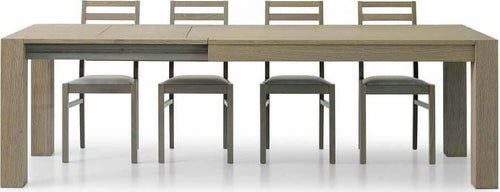 ELVIS---tavolo-da-pranzo-moderno-allungabile-in-rovere-spazzolato-90x180/230/280-Grigio-Milani-Home