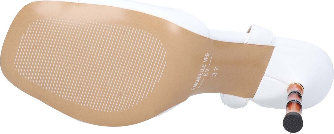 Emanuelle-Vee-Sandali-Bianco-da-donna