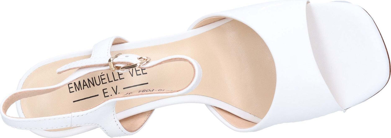 Emanuelle-Vee-Sandali-Bianco-da-donna