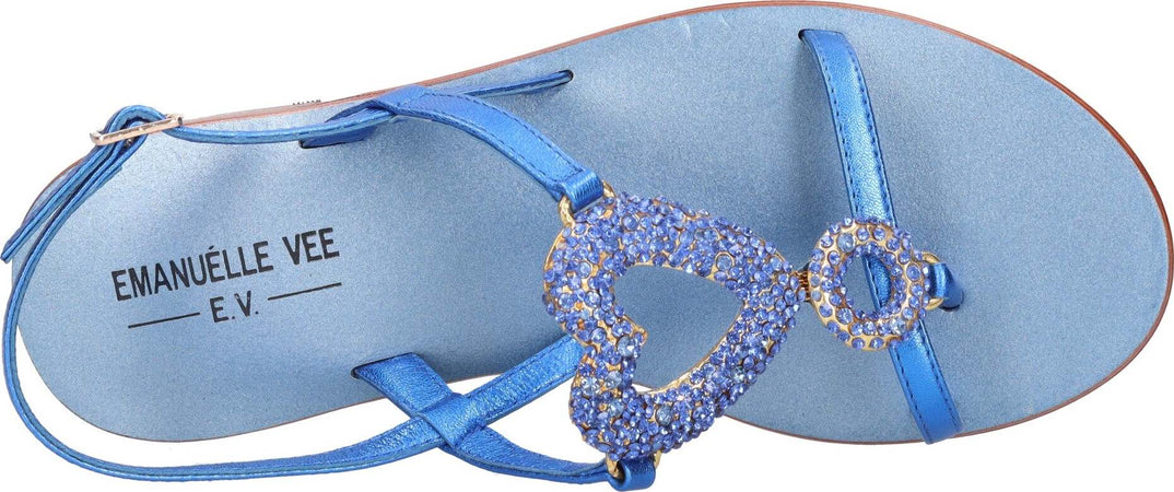 Emanuelle-Vee-Sandali-Blu-da-donna