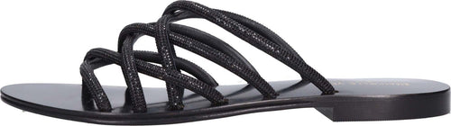 Emanuelle-Vee-Sandali-Nero-da-donna