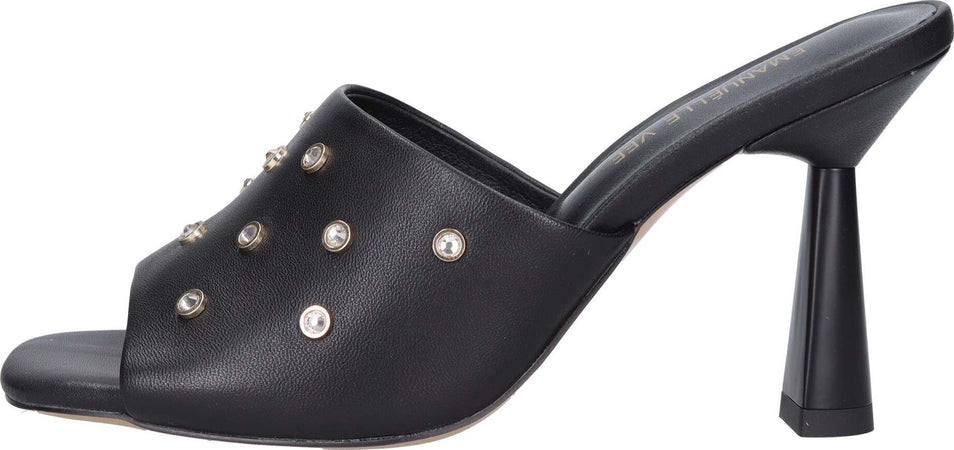 Emanuelle-Vee-Sandali-Nero-da-donna