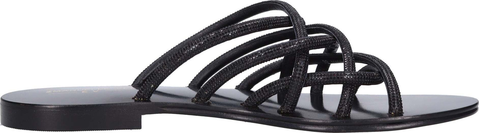 Emanuelle-Vee-Sandali-Nero-da-donna