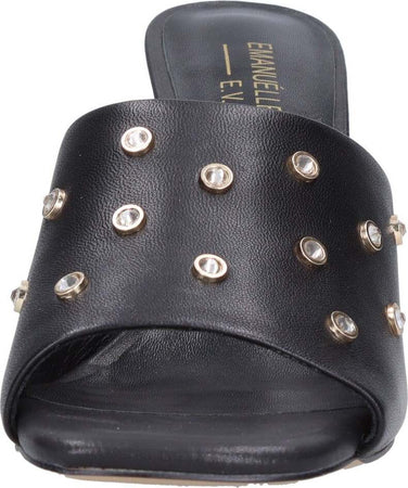 Emanuelle-Vee-Sandali-Nero-da-donna