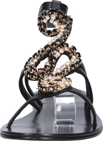 Emanuelle-Vee-Sandali-Nero-da-donna