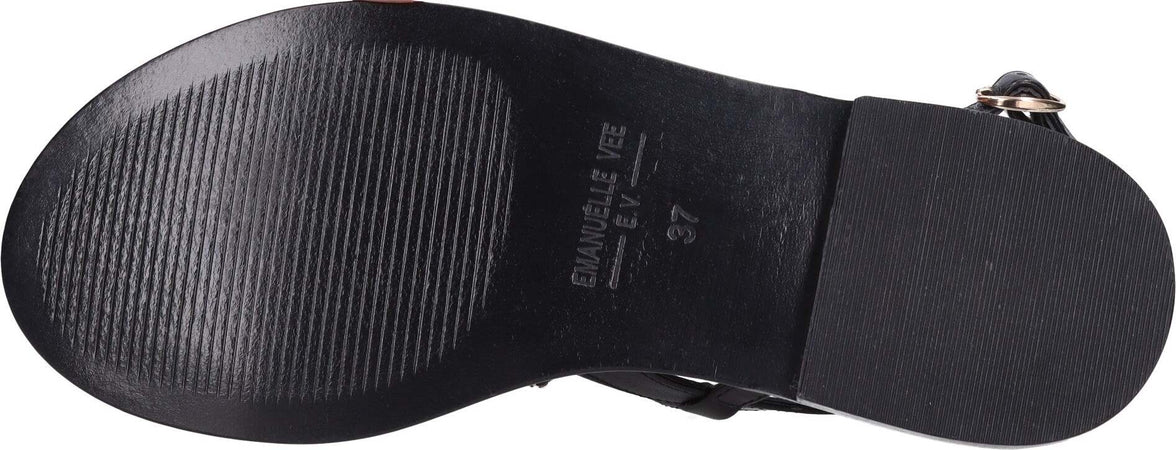 Emanuelle-Vee-Sandali-Nero-da-donna