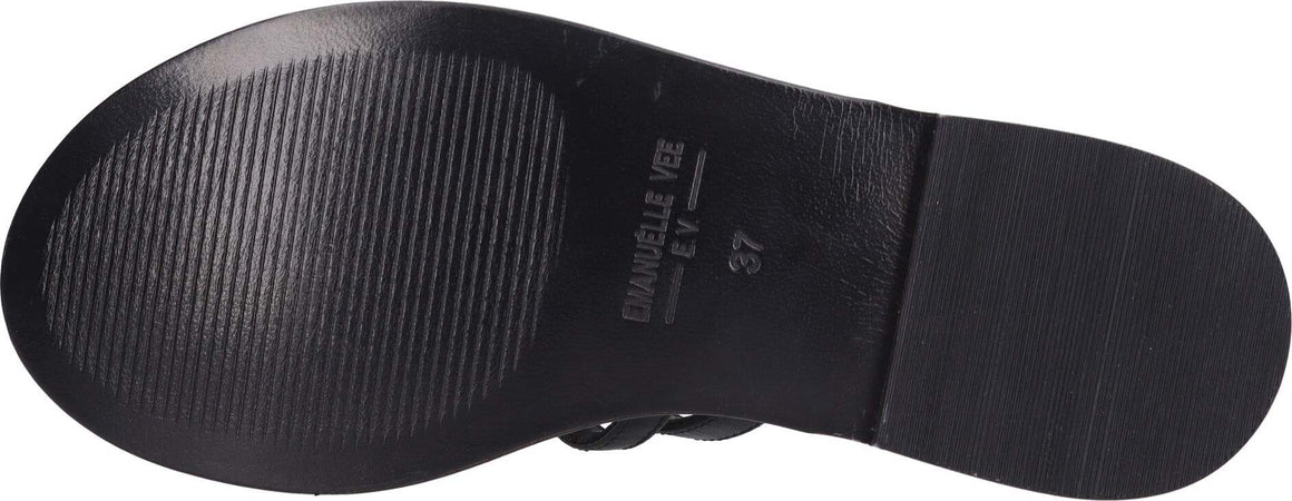 Emanuelle-Vee-Sandali-Nero-da-donna