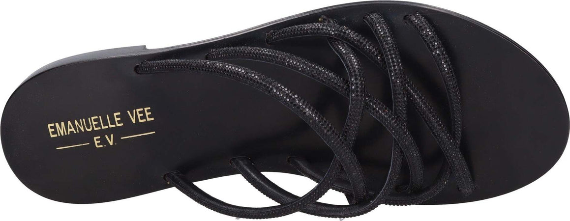 Emanuelle-Vee-Sandali-Nero-da-donna