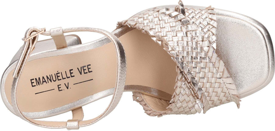 Emanuelle-Vee-Sandali-Oro-da-donna