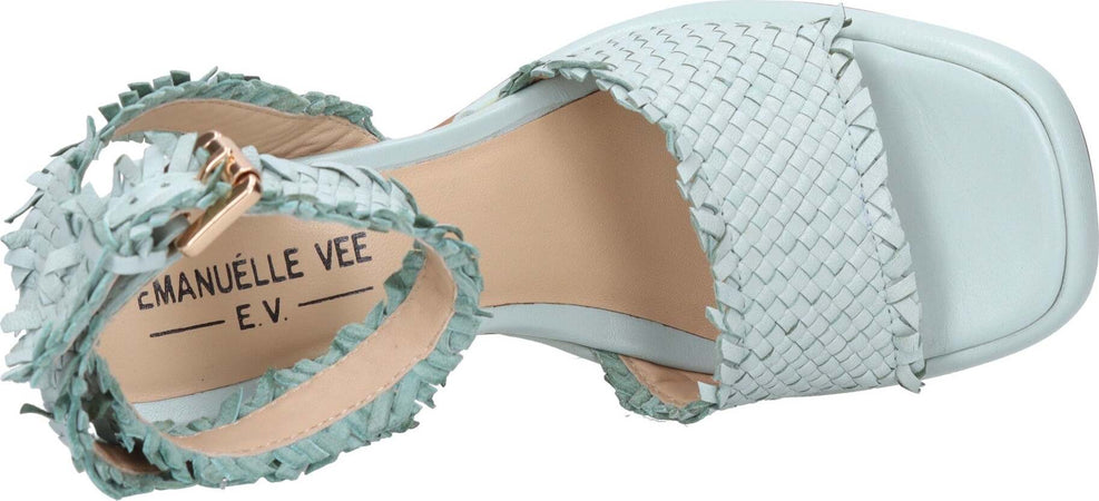 Emanuelle-Vee-Sandali-Verde-da-donna