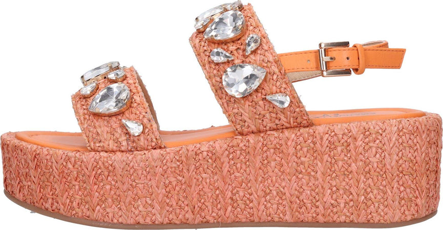 Emanuelle-Vee-Scarpe-con-Tacco-Arancio-da-donna