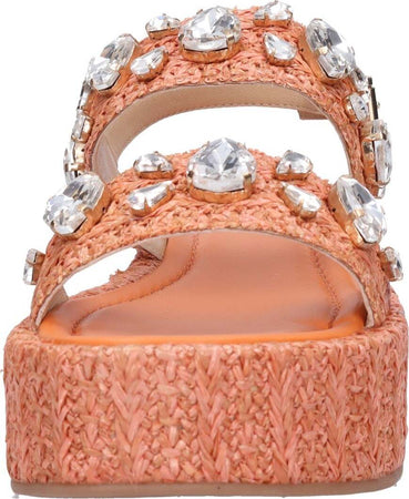 Emanuelle-Vee-Scarpe-con-Tacco-Arancio-da-donna