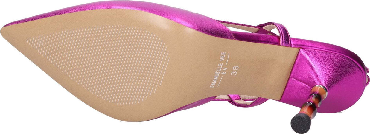 Emanuelle-Vee-Scarpe-con-Tacco-Fucsia-da-donna