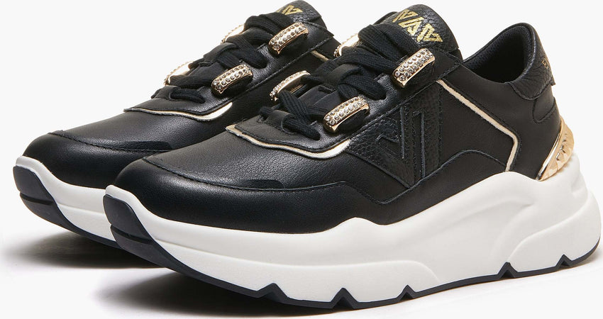 Emanuelle-Vee-sneakers-donna-running-in-pelle-black-ZOE-703-13