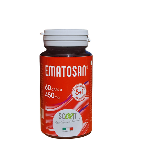 Ematosan - Scen - estratti NATURALI utili per favorire una ottimale circolazione sanguigna del microcircolo e venosa ed il mantenimento della salute cardiovascolare