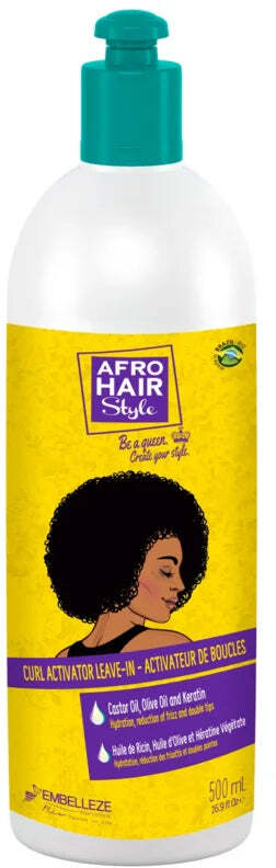 Embelleze Afro Hair Curl Activator 500ml Styler per Ricci Dona Volume E Idratazione