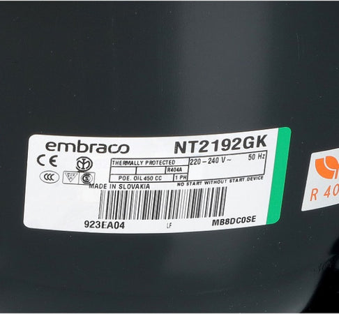EMBRACO COMPRESSORE NT2192GK GAS R404A HP 1,2 CILINDRATA: 22,4CC LBP Casa e cucina/Grandi elettrodomestici/Accessori e parti di ricambio/Ricambi e accessori per frigoriferi/Motori per frigoriferi Rossi Ricambi - Venetico Marina, Commerciovirtuoso.it