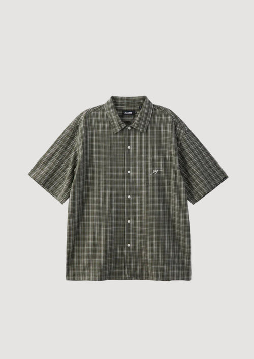 XLARGE Embroidered Plaid S/s Shirt da uomo