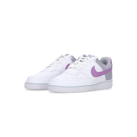 Nike Scarpa Bassa Donna W Court Vision Low Next Nature White/rush Fuchsia/pewter/emerald Rise da donna
