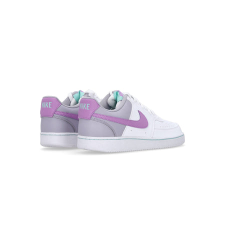 Nike Scarpa Bassa Donna W Court Vision Low Next Nature White/rush Fuchsia/pewter/emerald Rise da donna