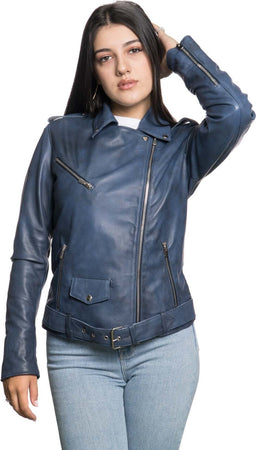 Emma---Chiodo-Donna-Blu-in-vera-pelle