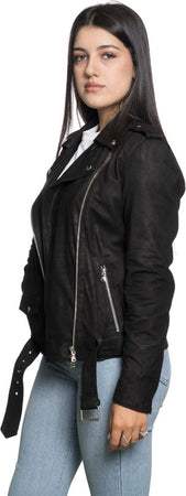 Emma---Chiodo-Donna-Nero-Effetto-Antichizzato-in-vera-pelle