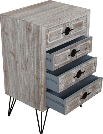 EMMANUEL---mobiletto-con-4-cassetti-in-paulownia-e-mdf-industrial-45,5x35x78-Tortora-Milani-Home