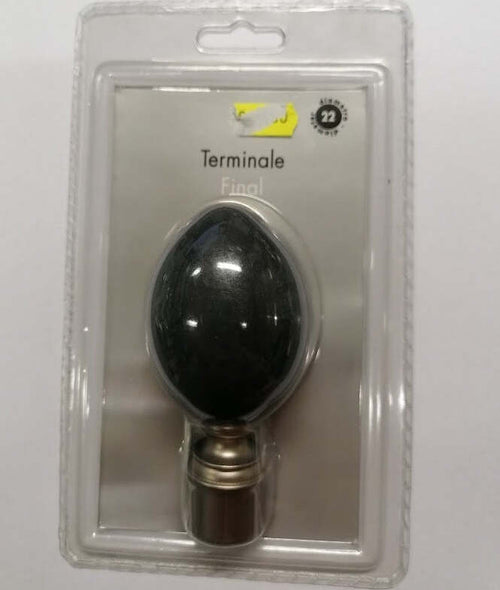EMMEBI---1-TERMINALE-IN-VETRO-OVALE-SATINATO-NERO-CROMO-DIAMETRO-22mm