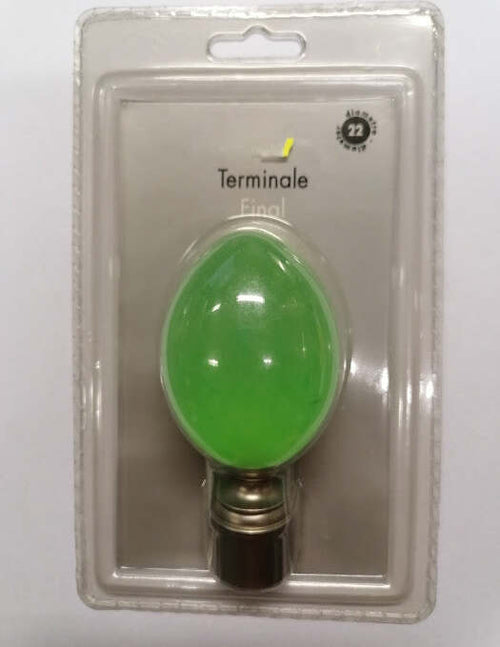 EMMEBI---1-TERMINALE-IN-VETRO-SATINATO-VERDE-CROMO-DIAMETRO-22mm