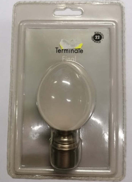 EMMEBI---TERMINALE-IN-VETRO-OVALE-SATINATO-CROMO-DIAMETRO-22