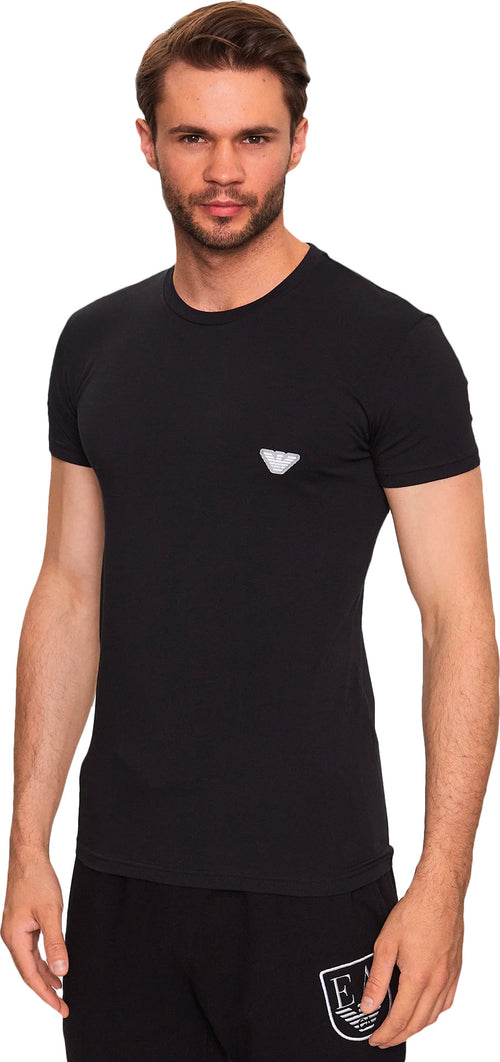 Emporio Armani T-Shirt Uomo Logo Ricamato Tinta Unita Maglia Girocollo Underwear t-shirt 111035 3r512 00020 Moda/Uomo/Abbigliamento/Intimo/Canottiere e magliette Euforia - Bronte, Commerciovirtuoso.it