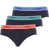 Emporio Armani Slip Uomo Set 3 Slip Elastico Logo 40035 S37 - Passarelli Biancheria