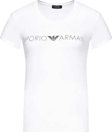 Emporio Armani Underwear T-shirt Donna Manche Corte Maglietta Girocollo Armani Logo Tinta Unita EMPORIO ARMANI UNDERWEAR T-SHIRT DONNA Euforia - Bronte, Commerciovirtuoso.it