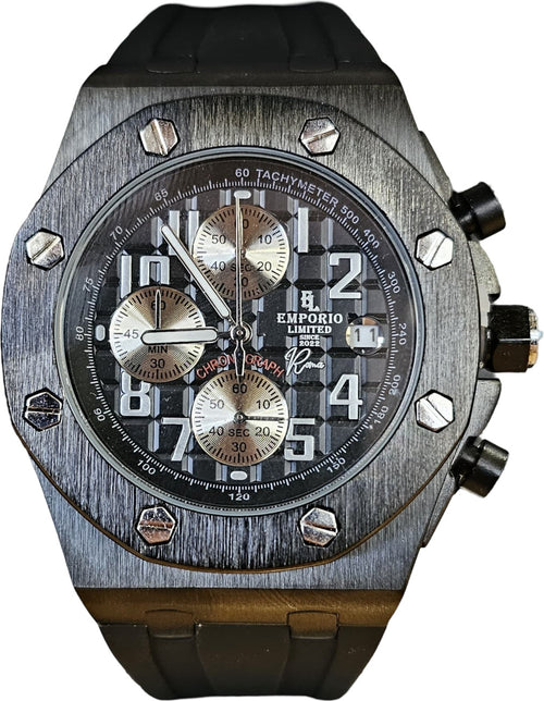 EMPORIO-LIMITED---OROLOGIO-CRONOMETRO-ROMA-NERO---3501