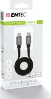 Emtec - Cavo Type-C to Type-C 2.0 - ECCHAT700TC2 Elettronica/Informatica/Dispositivi archiviazione dati/Dispositivi archiviazione dati esterni/Hard Disk esterni Eurocartuccia - Pavullo, Commerciovirtuoso.it