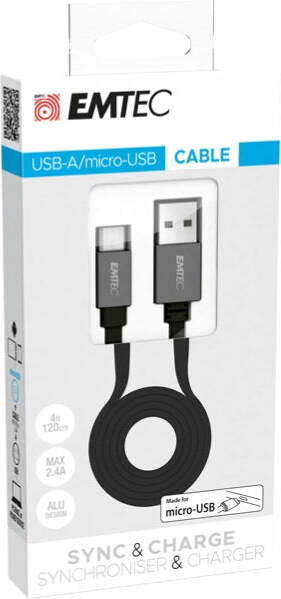 Emtec - Cavo USB-A to Micro-USB T700 - ECCHAT700MB Elettronica/Informatica/Dispositivi archiviazione dati/Dispositivi archiviazione dati esterni/Hard Disk esterni Eurocartuccia - Pavullo, Commerciovirtuoso.it