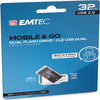 Emtec - Dual USB2.0 T260 - micro-USB - ECMMD32GT262B - 32GB Elettronica/Informatica/Dispositivi archiviazione dati/Dispositivi archiviazione dati esterni/PenDrive Eurocartuccia - Pavullo, Commerciovirtuoso.it
