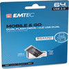 Emtec - Dual USB2.0 T260 - micro-USB - ECMMD64GT262B - 64GB Elettronica/Informatica/Dispositivi archiviazione dati/Dispositivi archiviazione dati esterni/PenDrive Eurocartuccia - Pavullo, Commerciovirtuoso.it