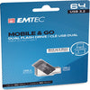 Emtec - Dual USB3.2 T260 - Type-C - ECMMD64GT263C - 64GB Elettronica/Informatica/Dispositivi archiviazione dati/Dispositivi archiviazione dati esterni/PenDrive Eurocartuccia - Pavullo, Commerciovirtuoso.it