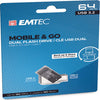 Emtec - Dual USB3.2 T260 - Type-C - ECMMD64GT263C - 64GB Elettronica/Informatica/Dispositivi archiviazione dati/Dispositivi archiviazione dati esterni/PenDrive Eurocartuccia - Pavullo, Commerciovirtuoso.it