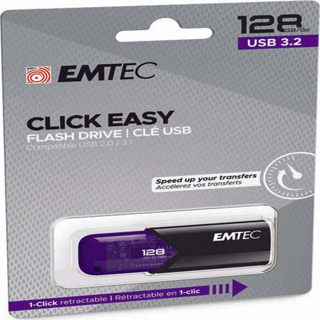 Emtec - Memoria USB B110 USB 3.2 ClickEasy - viola - ECMMD128GB113 - 128 GB Elettronica/Informatica/Dispositivi archiviazione dati/Dispositivi archiviazione dati esterni/PenDrive Eurocartuccia - Pavullo, Commerciovirtuoso.it