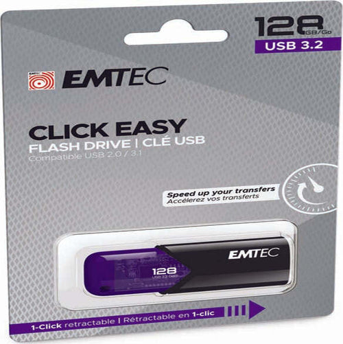 Emtec - Memoria USB B110 USB 3.2 ClickEasy - viola - ECMMD128GB113 - 128 GB Elettronica/Informatica/Dispositivi archiviazione dati/Dispositivi archiviazione dati esterni/PenDrive Eurocartuccia - Pavullo, Commerciovirtuoso.it