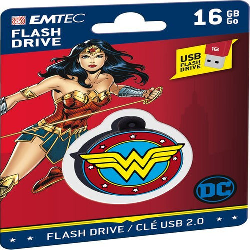 Emtec - Memoria USB2.0 - Wonder Woman - 16GB - ECMMD16GDCC03 Elettronica/Informatica/Dispositivi archiviazione dati/Dispositivi archiviazione dati esterni/PenDrive Eurocartuccia - Pavullo, Commerciovirtuoso.it