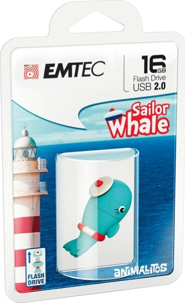 Emtec - Memoria usb2.0 M337 Anmalitos Whale - ECMMD16GM337 - 16 GB Elettronica/Informatica/Dispositivi archiviazione dati/Dispositivi archiviazione dati esterni/PenDrive Eurocartuccia - Pavullo, Commerciovirtuoso.it
