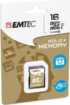 Emtec - SDHC Class 10 Gold + - ECMSD16GHC10GP - 16GB Elettronica/Informatica/Dispositivi archiviazione dati/Dispositivi archiviazione dati esterni/Schede di memoria/Schede Multimedia Eurocartuccia - Pavullo, Commerciovirtuoso.it