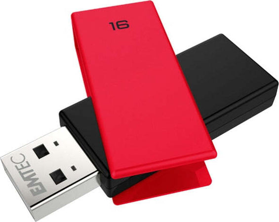 Emtec - Usb 2.0 - C350 - 16 GB - Rosso Elettronica/Informatica/Dispositivi archiviazione dati/Dispositivi archiviazione dati esterni/PenDrive Eurocartuccia - Pavullo, Commerciovirtuoso.it